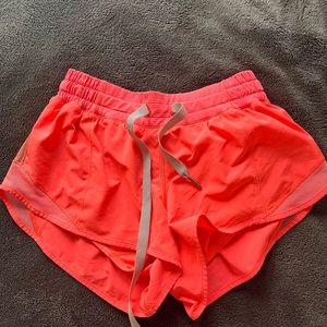 Pink Lululemon shorts